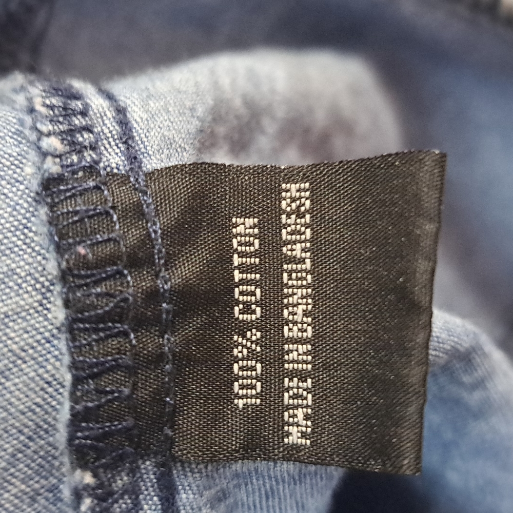 Fashion Web snap front button-up denim top - Med - Picture 3 of 6
